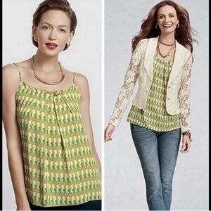 Vintage Cabi Seahorse blouse.  Size XL